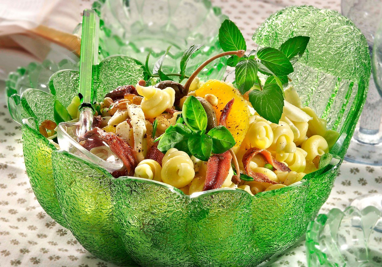 Pasta Salad with Anchovy
