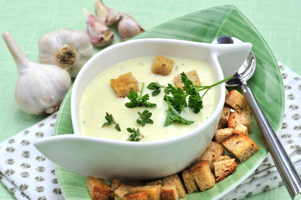 Cream Garlic Soup