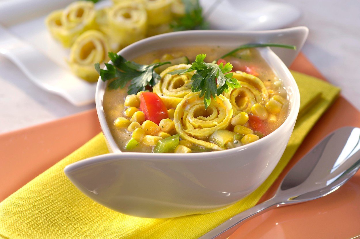 Pepper Soup with Corn