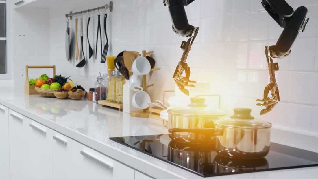 robot v kuchyni