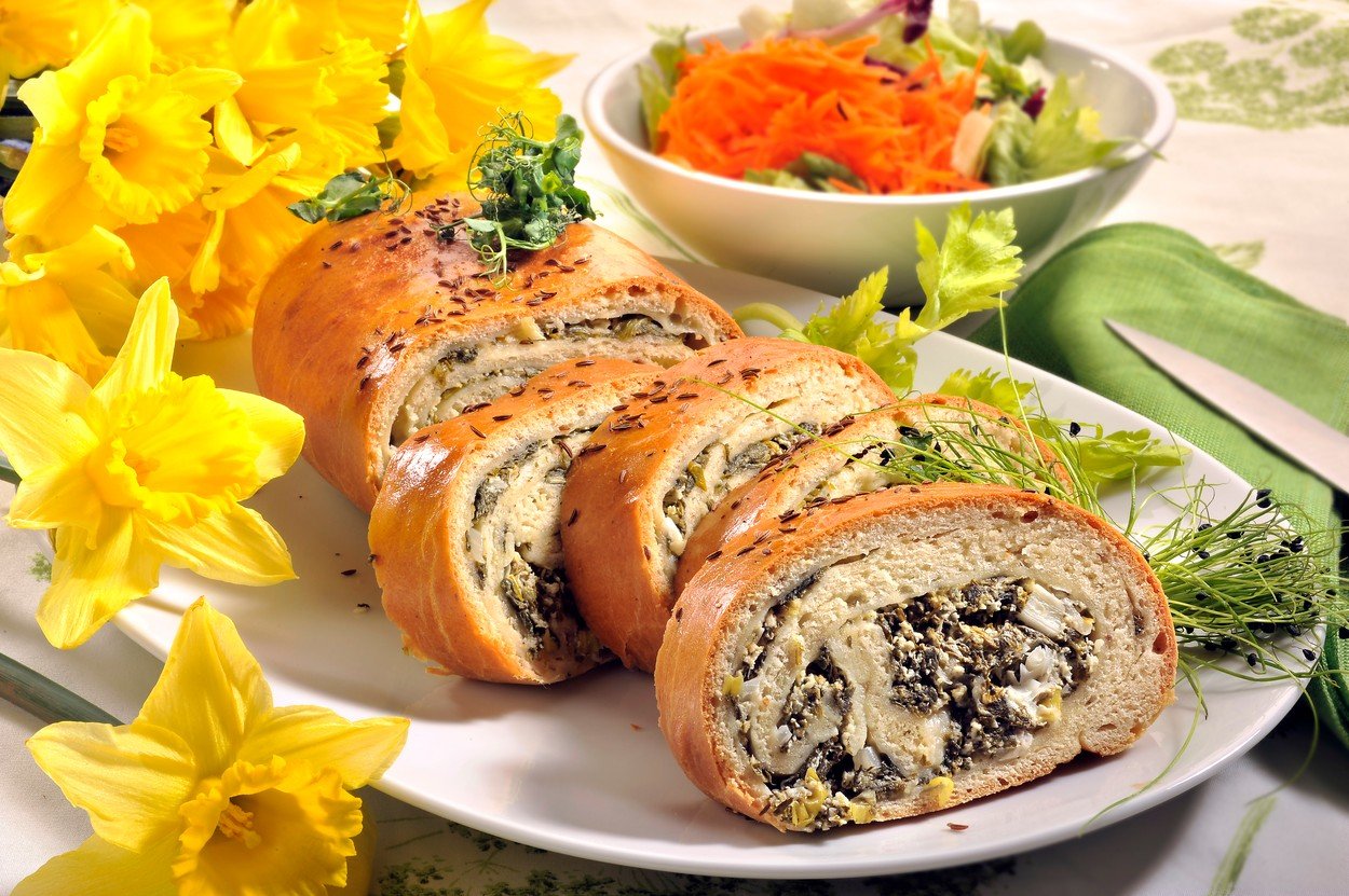 Easter Bread with Herb Stuffing
