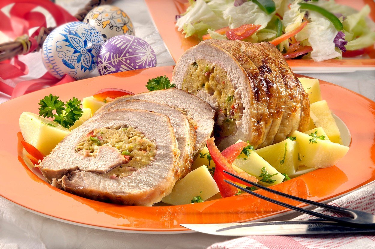 Easter Roast with Stuffing