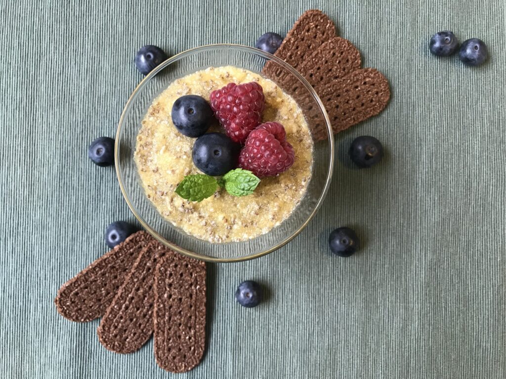 Naturhouse broskvovy chia pudink