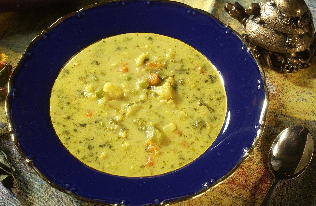 Vegetable Soup with Cream