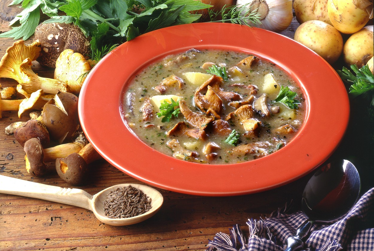 Potato Soup with Mushrrooms