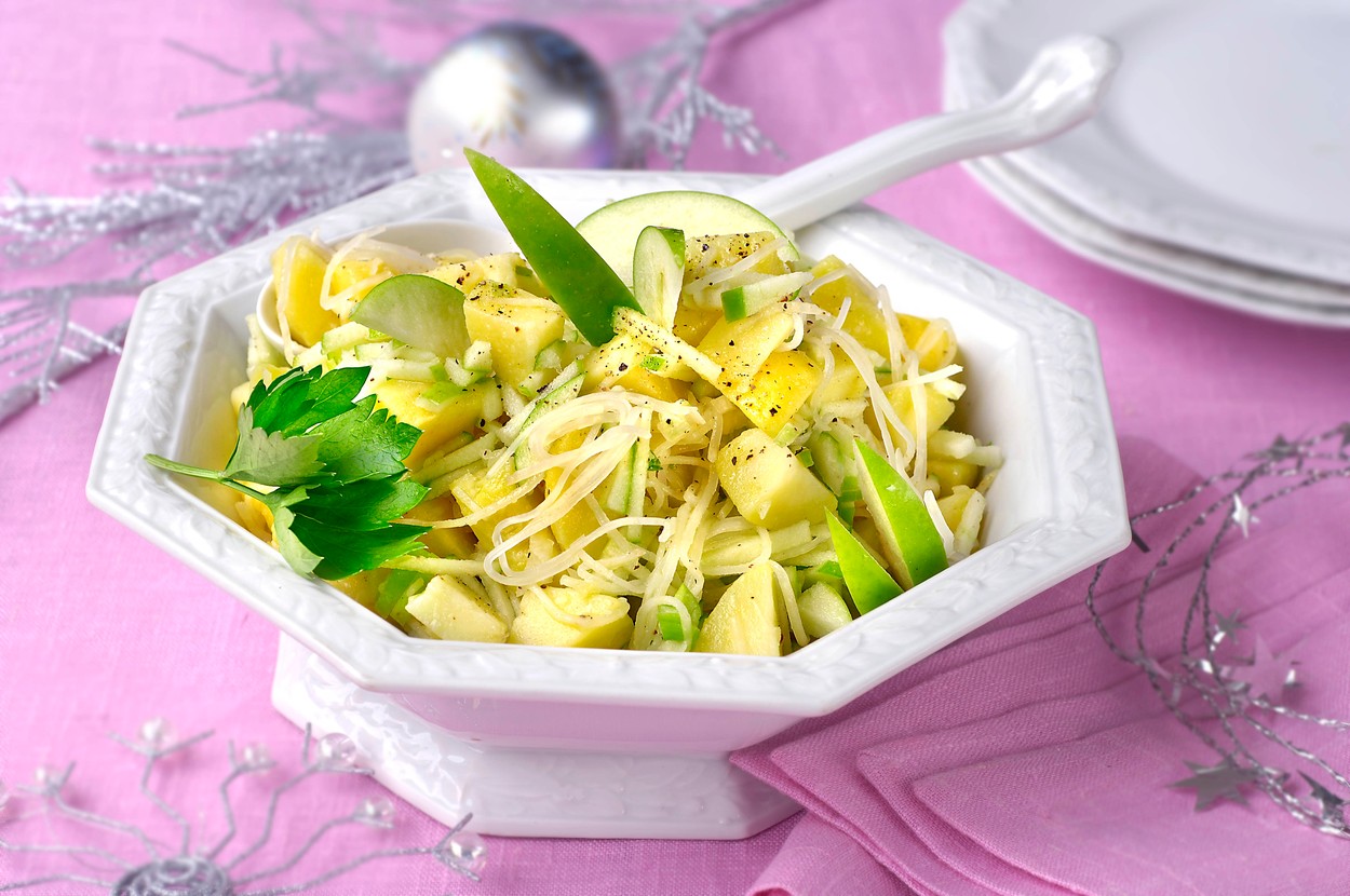 Potato Salad with Celery and Apple