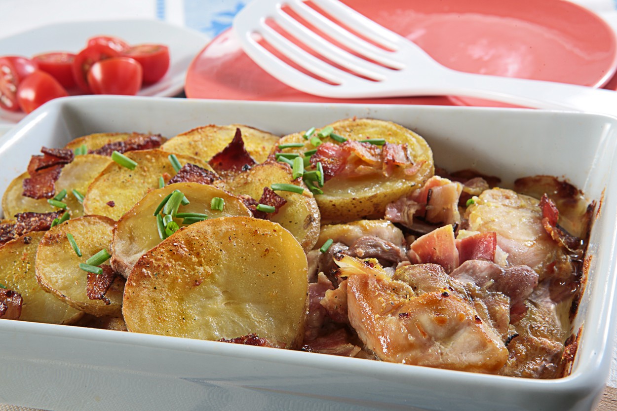 Baked Meat with Potatoes