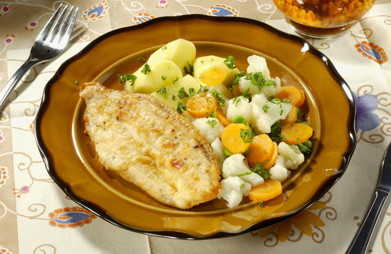 Halibut with Vegetables