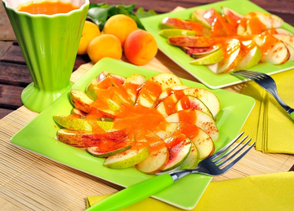 Carpaccio s merunkovym prelivem